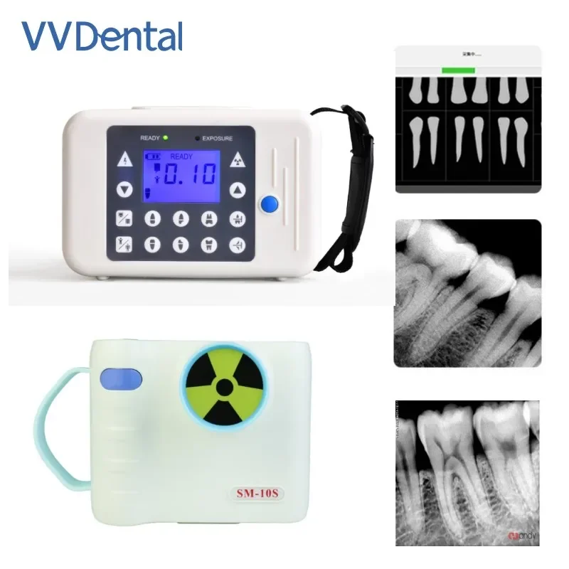 

VV Dental Newest High Frequency Digital X-ray Film Portable Dental X-ray Machine RVG RAYS Sensor Dental X Ray Camera Dentistry