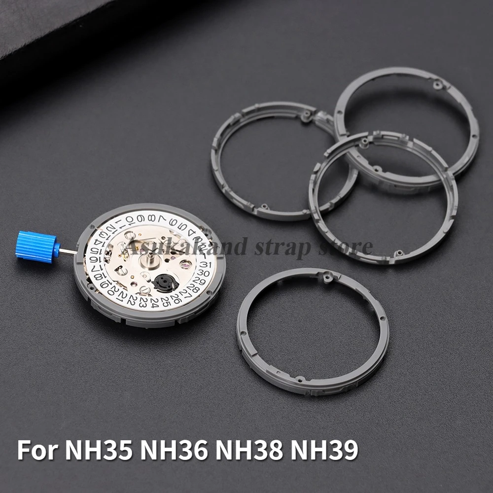 Für NH35 NH36 NH38 NH39 Bewegung Spacer Kunststoff Ringe Teile Uhr Bewegung Halter Feste Verhindern Reparatur Teile Uhr Zubehör