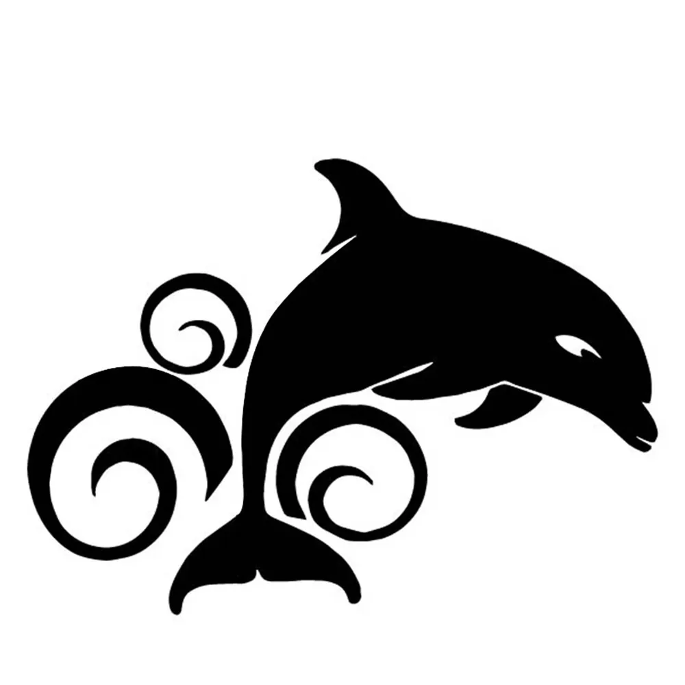 

Dolphin Cartoon Decorate Trunk Sticker Vinyl Decal