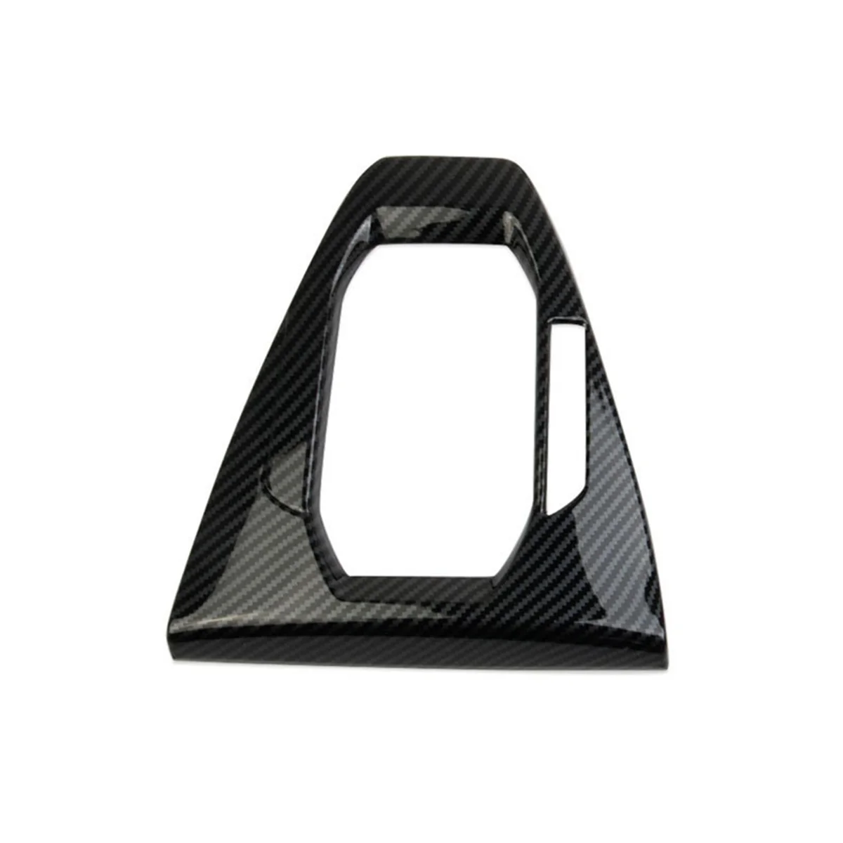 غطاء لوحة ناقل الحركة المركزية ، غطاء لوحة تشذيب لفورد موستانج ، إكسسوارات داخلية ، ألياف كربون ، في