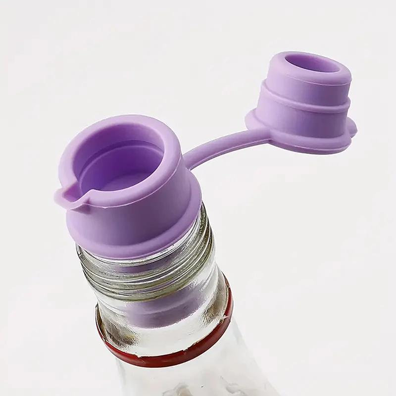 1pc Silicone Wine Stopper Wine Preservation Sealing Stopper Wine Bottle Stopper Anti-leakage Bottle Stopper Champagne Stopper