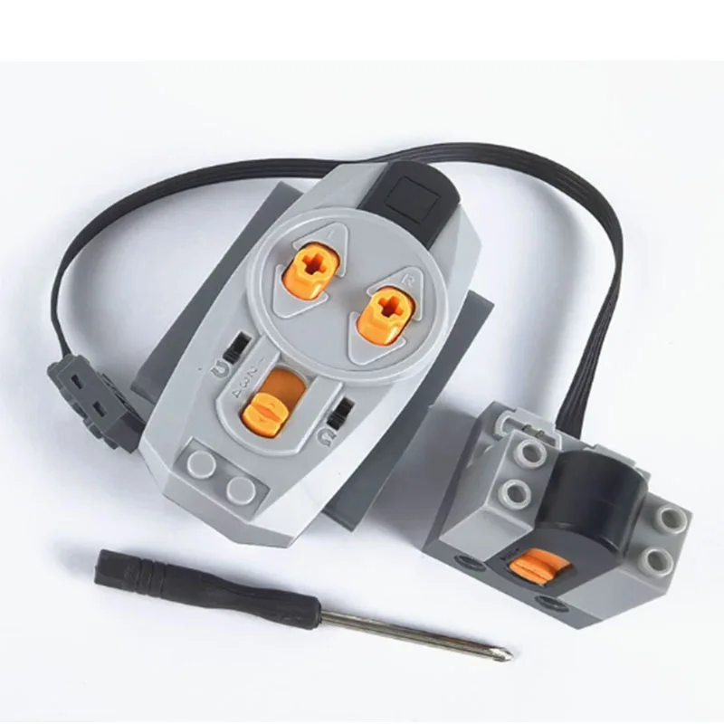 Technical MOC Power Functions Motor Parts M L XL Servo Motor Train Buggy Motor IR Remote with 8883 88803 8882 88804 8886