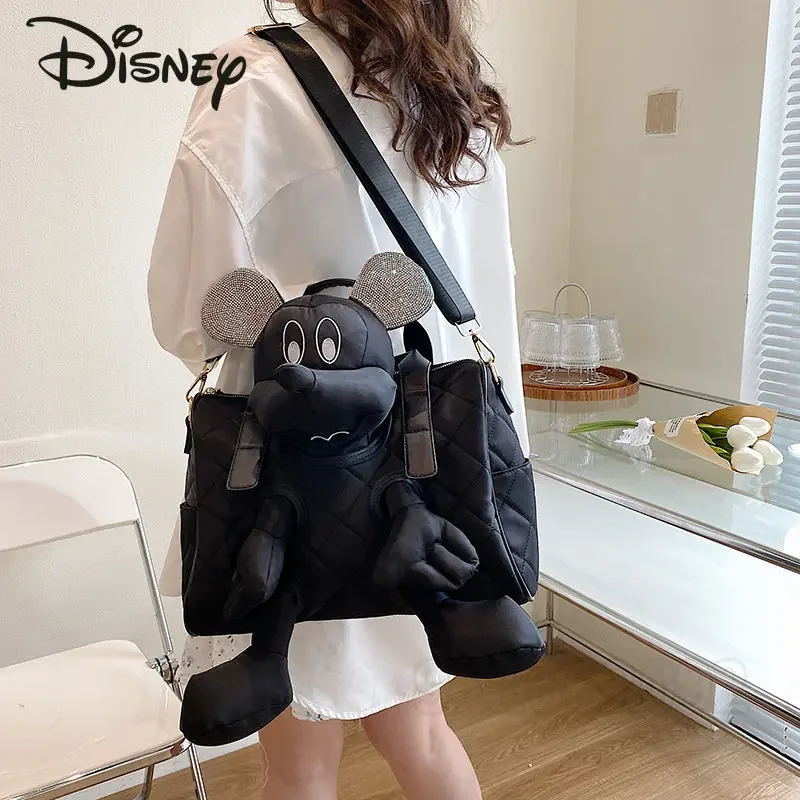 Disney Mickey New Women\'s Handbag Luxury Brand Cartoon Doll Women\'s Bag Large Capacity Fashion Trend One Shoulder Crossbody Bag