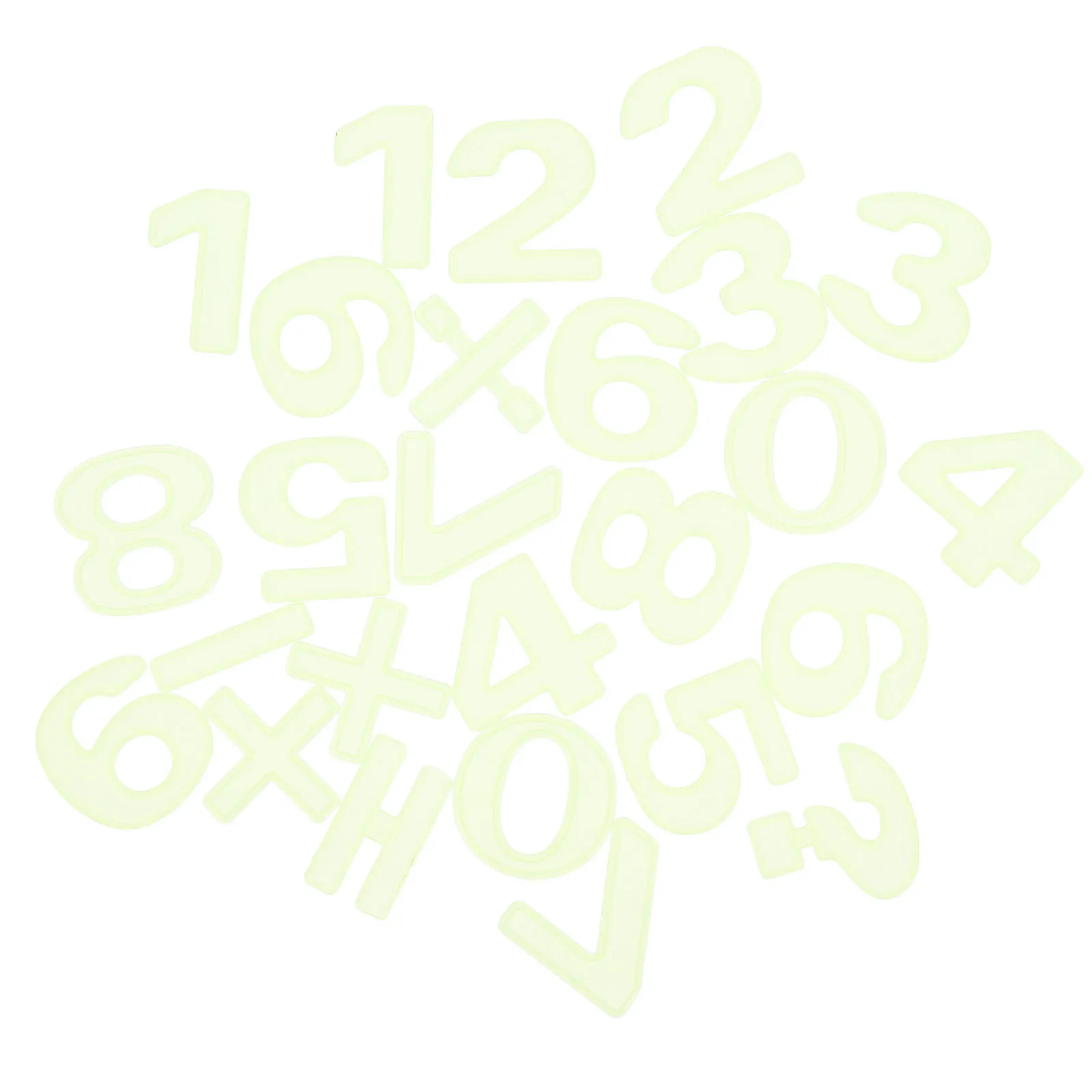 

26Pcs Kids Luminous Wall Stickers Number Decals Glow in The Dark for Bedroom Playroom Nursery Educational Wall Decor Easy Apply