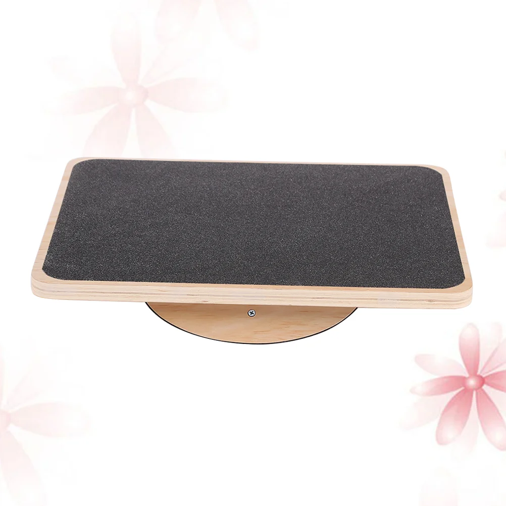 Rectangular Balance Plate for Office Wooden Balancing Board Wobble Home Tranning Device Fitness Equipment Accessories