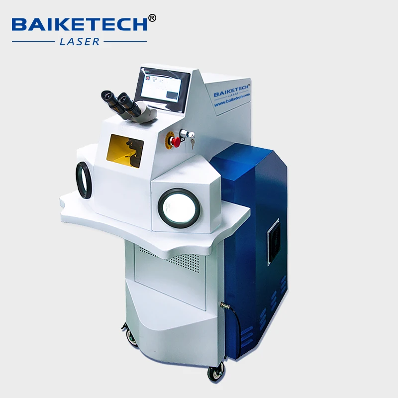 Machine de soudure de bijoux de Laser de bureau de 2025 YAG 200W avec la Machine verticale de soudure par points de Microscope numérique