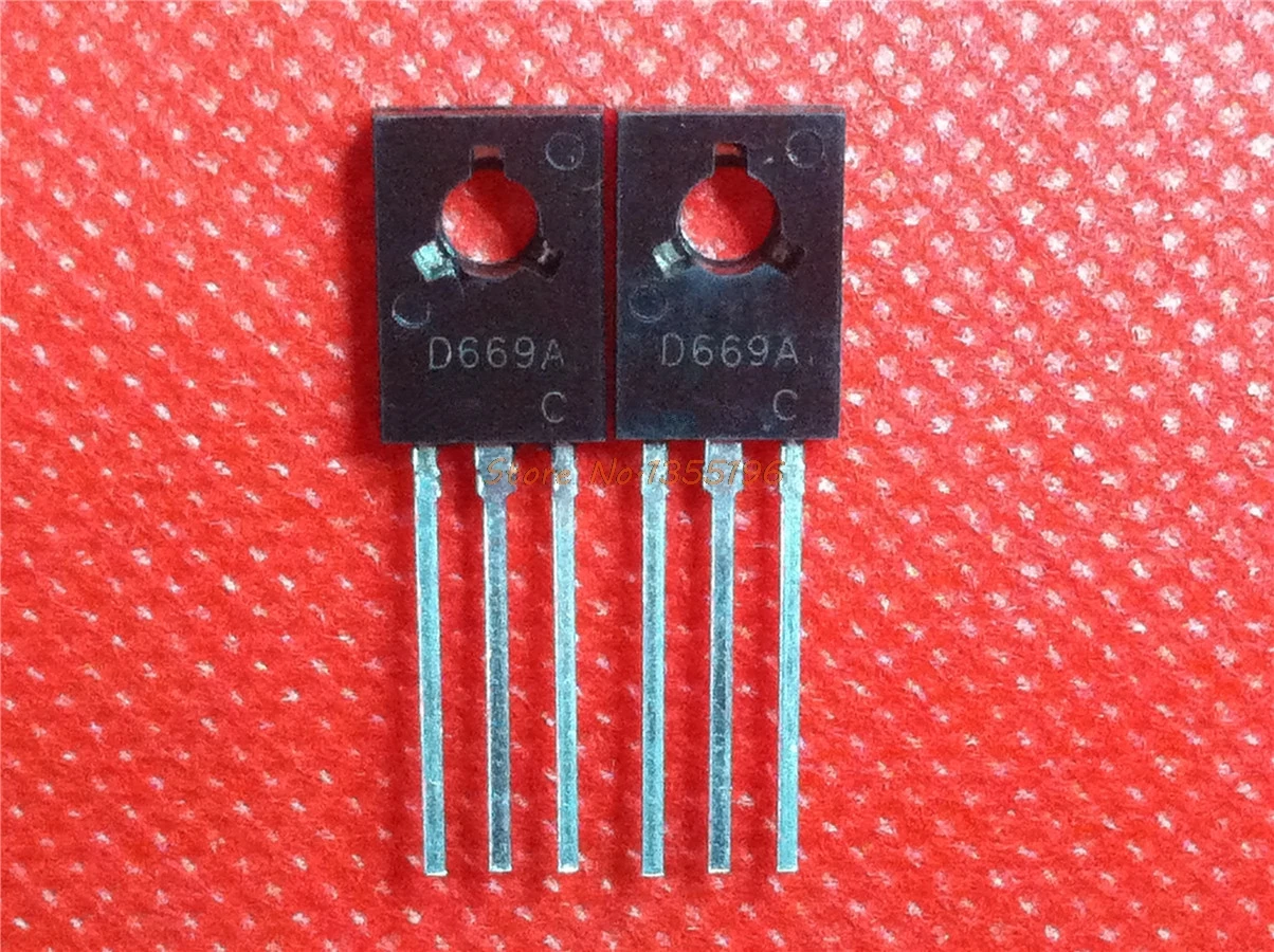 10pcs/lot 2SD669A TO-126F 2SD669 D669A D669 TO-126 In Stock