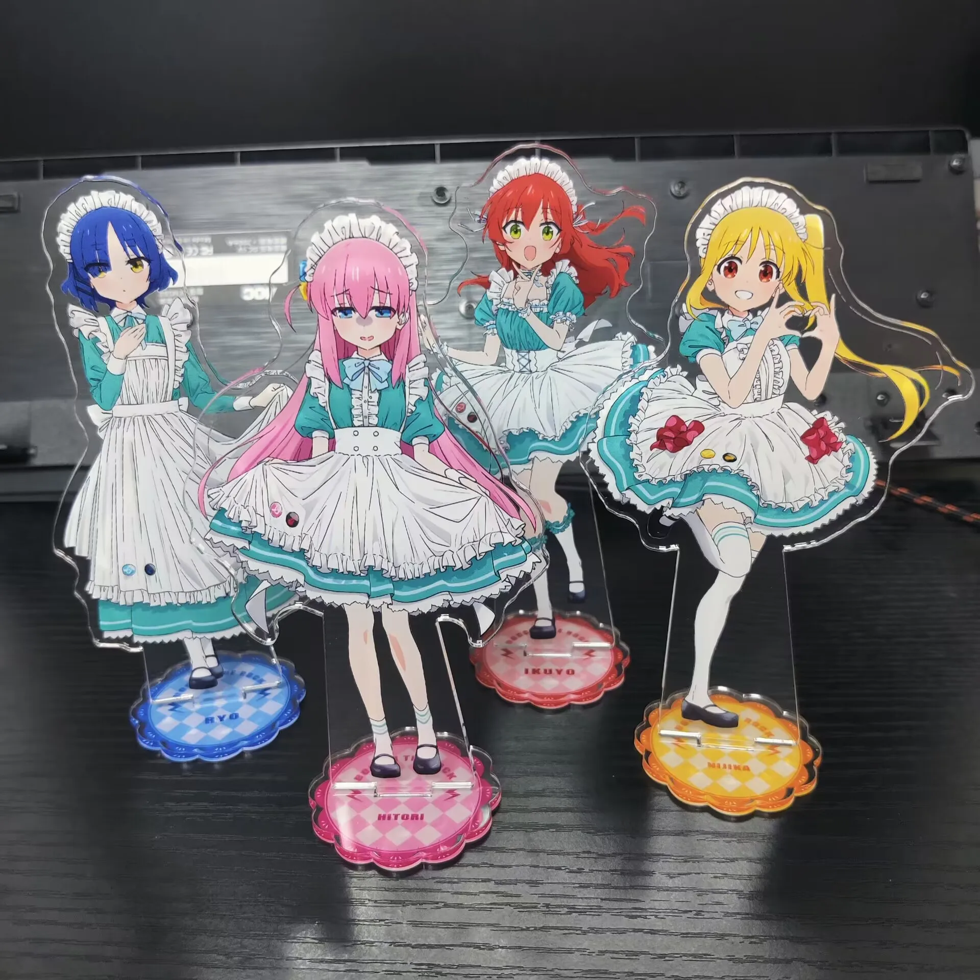 BOCCHI THE ROCK! Anime Figures Gotoh Hitori Ijichi Nijika Cosplay Housemaid Acrylic Stand Yamada Ryo Character Model Xmas Gift