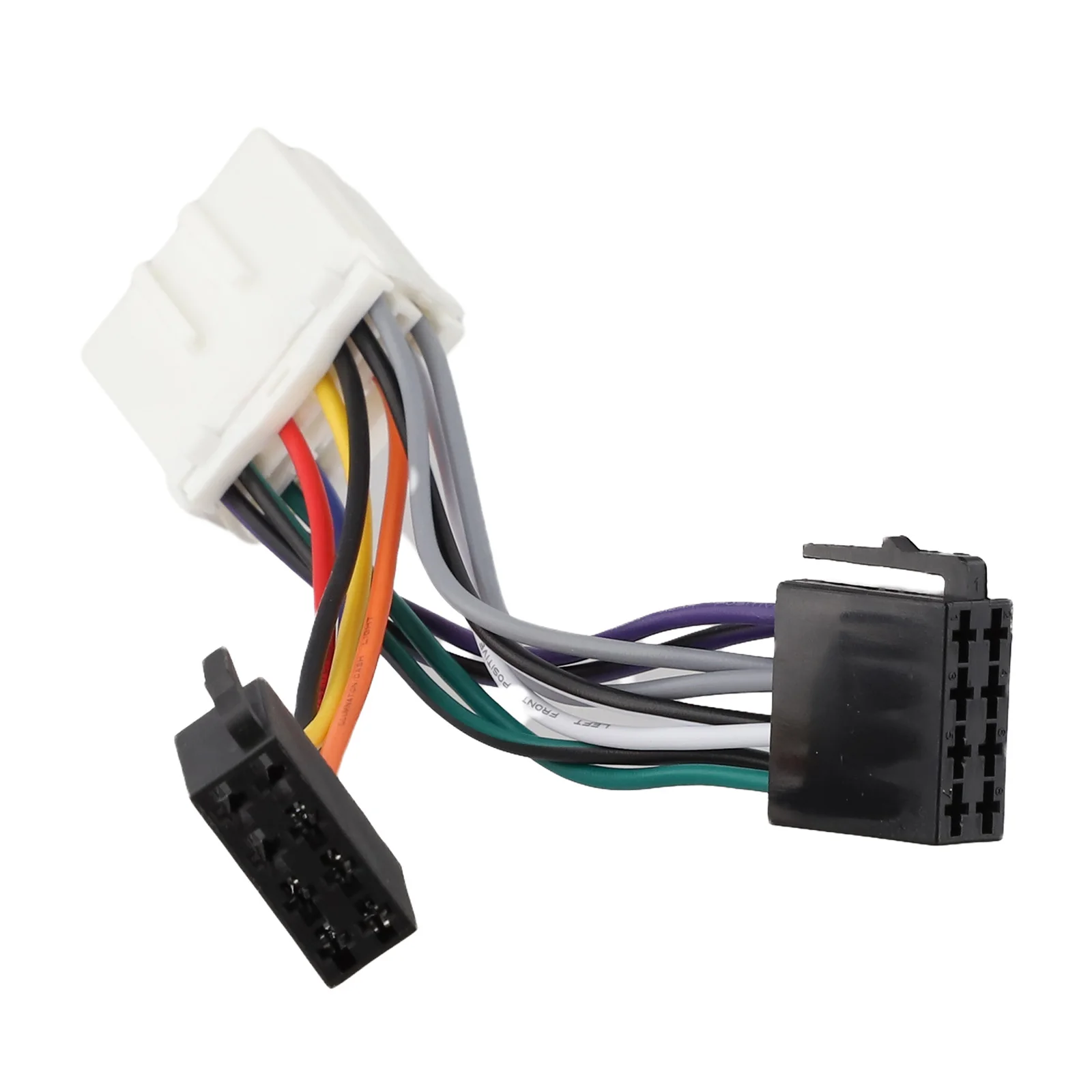 Radio Wiring Harness ISO Power Cable Car Stereo Adapter 12V Voltage 16Pin Interface Anti-Corrosion Design Direct Installation