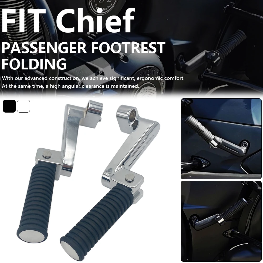 Passenger Peg Rear Footpeg Kit Fits For Indian Chief Classic Chieftain Limited Roadmaster Elite Springfield Dark Horse 2014-2024