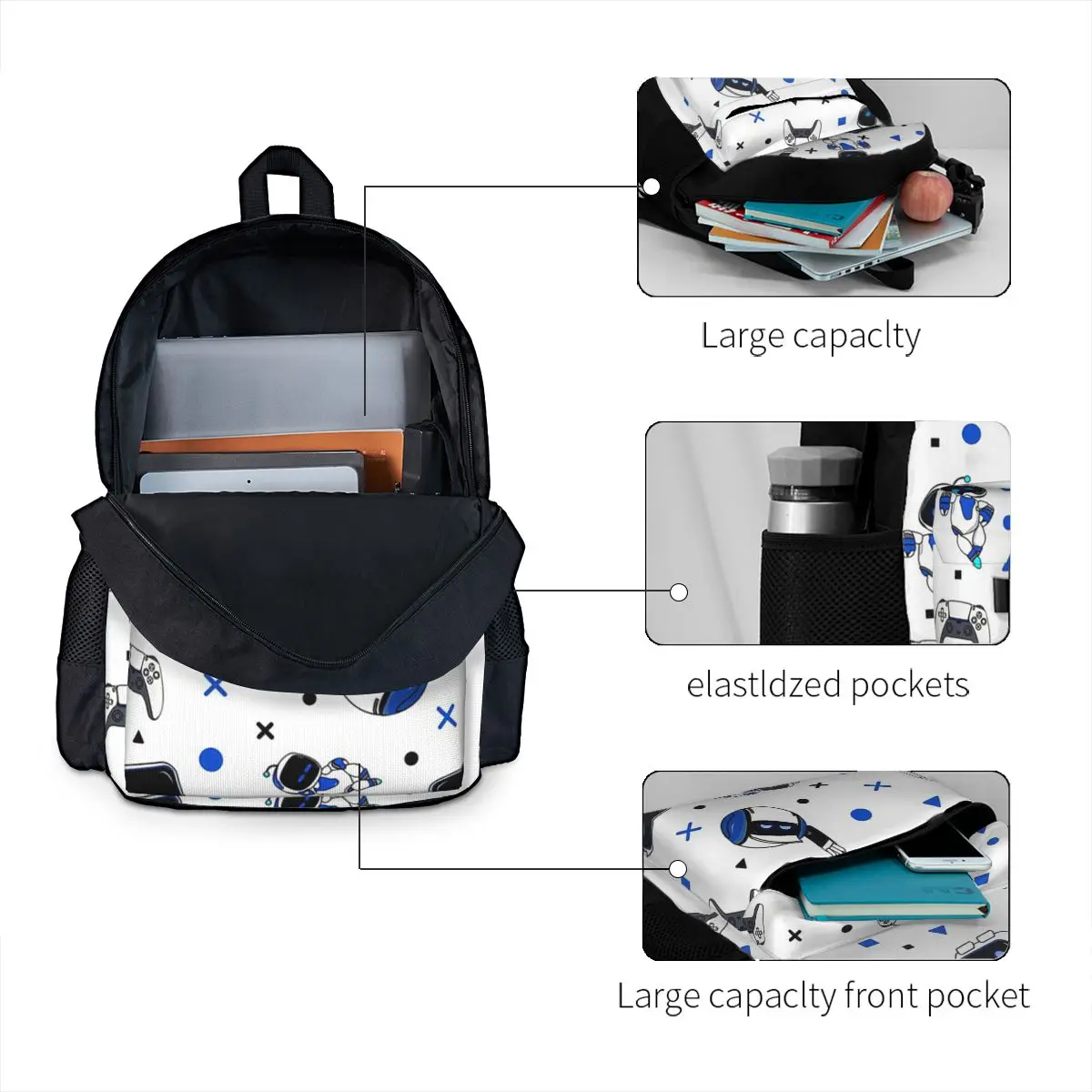 Mochilas de desenho animado para crianças, mochilas escolares para meninos e meninas, mochila para laptop, mochila de ombro, estudantes