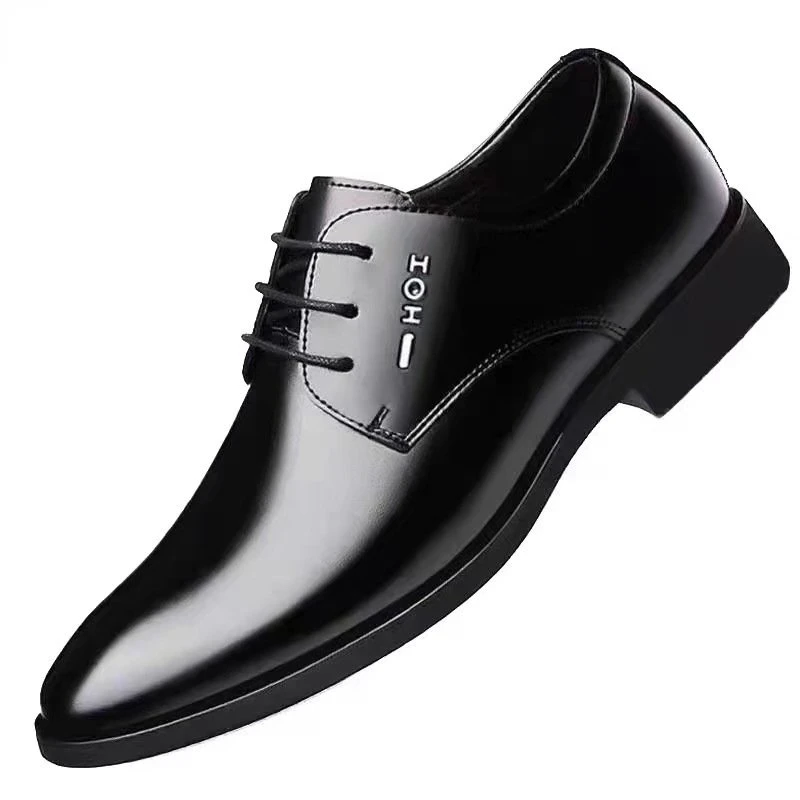 Elegant Men\'s Dress Shoes 2023 Summer Social Shoes Men\'s Fashion Elegant Formal Wedding Shoes Men\'s Set Office Oxford Shoe Men