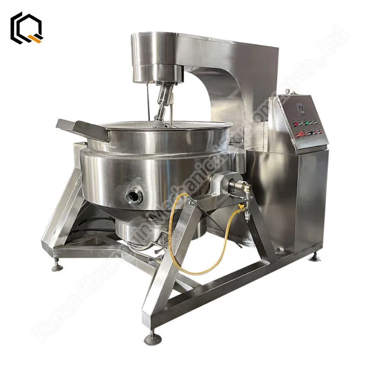 

Stir fried rice machine jacketed kettle/industrial pot cooking sauce, and vinegar seafood boil pot