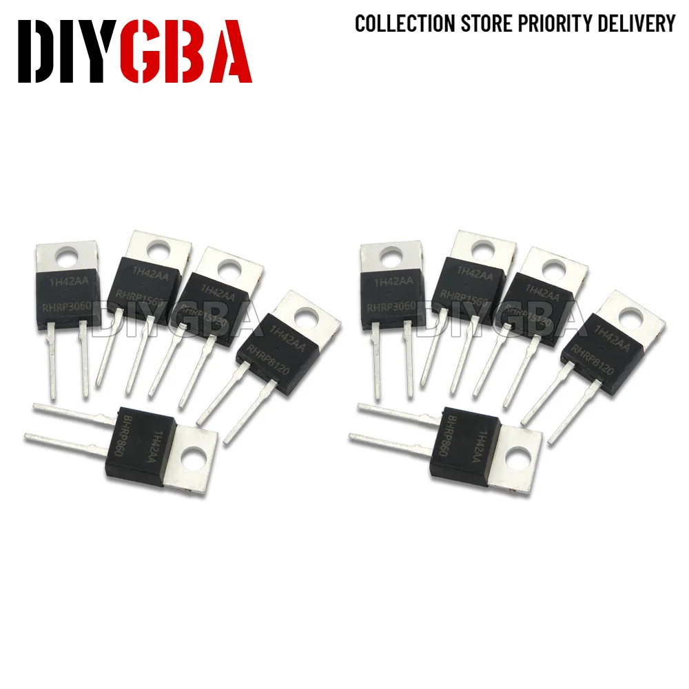 10PCS RHRP3060 Fast Recovery Rectifier Diode RHRP860 RHRP1560 RHRP8120 RHRP15120 RHRP30120 TO220-2