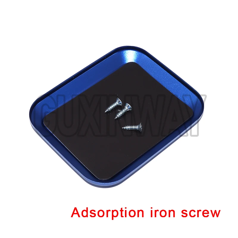 1pcs RC Repair Tool Aluminium Alloy Magnetic Screw Tray Plate For Airplane Car Boat Crawler Axial SCX10 D90 D110 Model Repair To