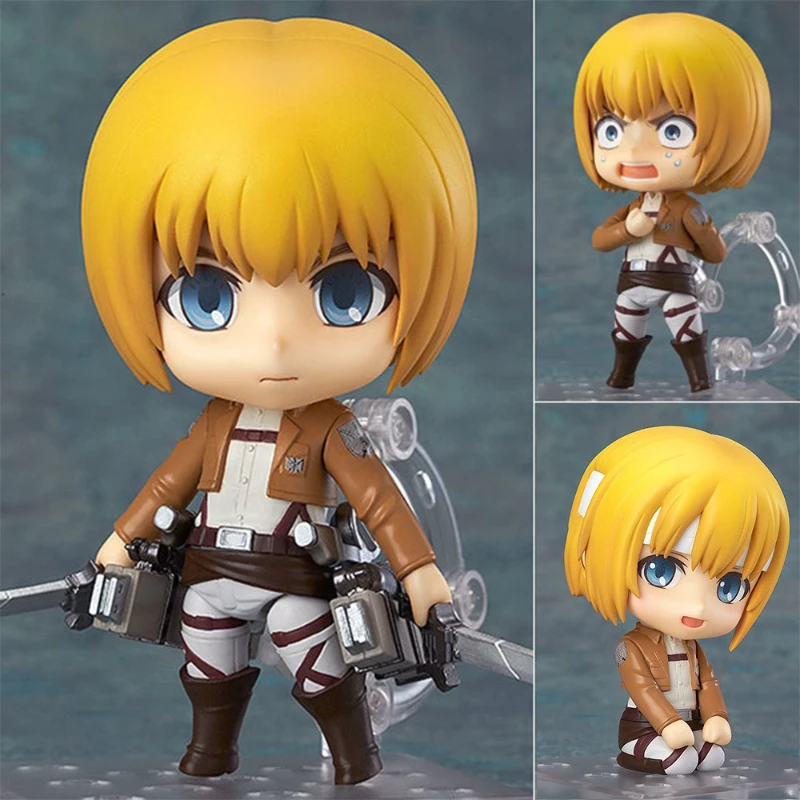 

#435 Japanese Anime Blonde Anime Male PVC Figure in Military Uniform Dynamic Action Pose Collectible Model Statue for Display