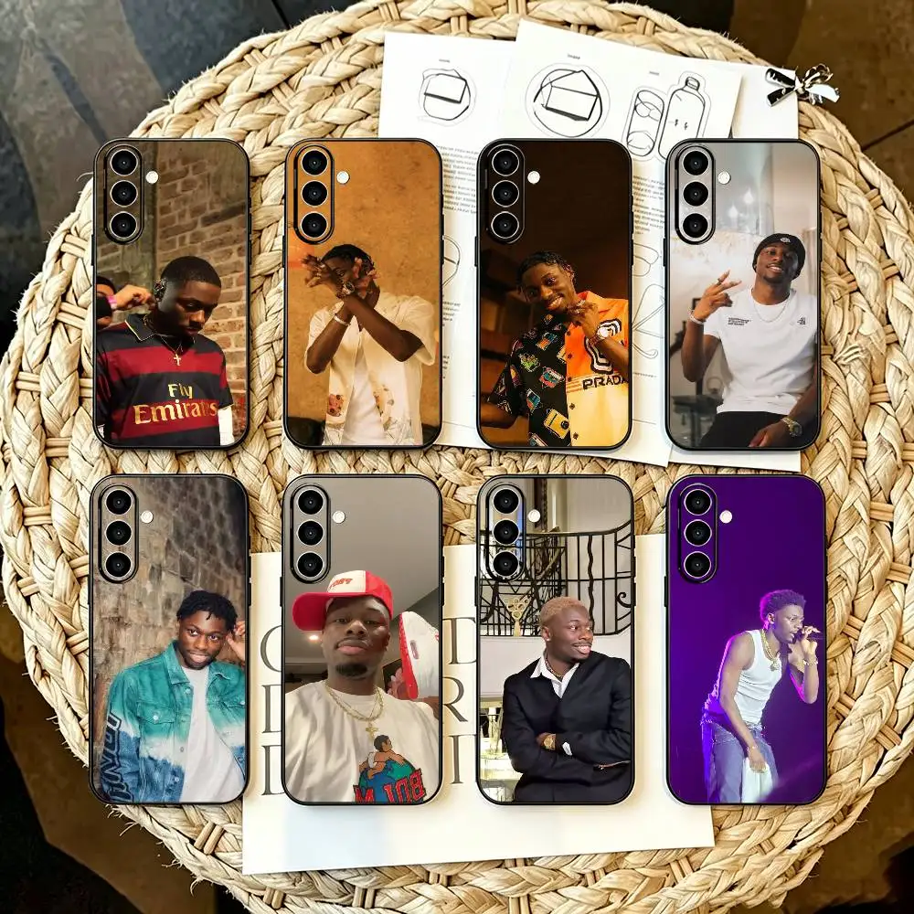 Tiakola Phone Case For Samsung Galaxy A55 A35 A54 A53 A33  A52s A42 A32 A71  Black Cover