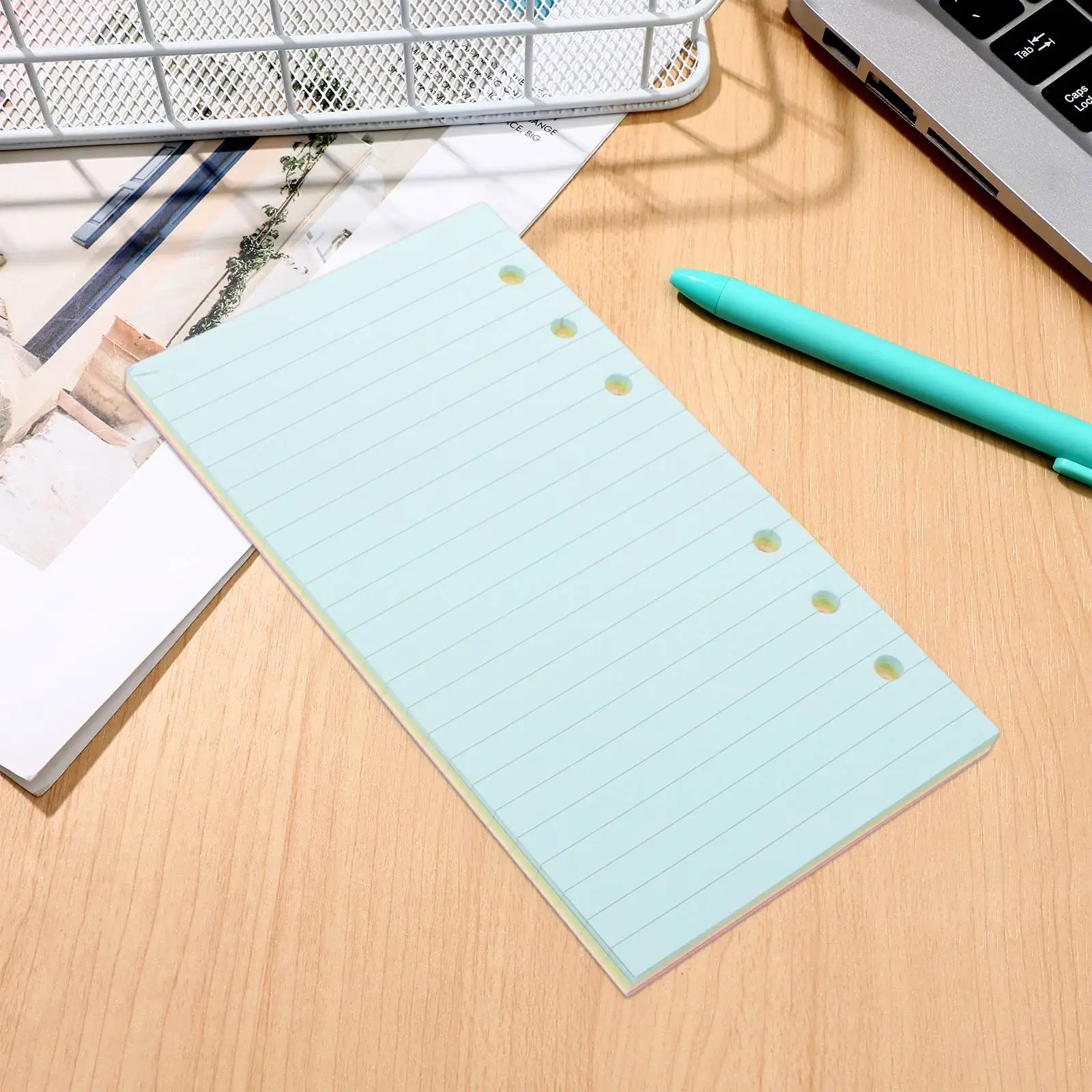 50 Pages Refills Inserts Paper Note Book Loose Leaf for Notebok Planer Colorful