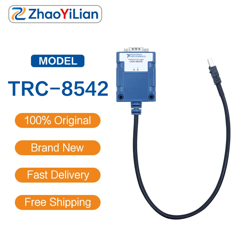 For TRC-8542 Isolated CAN HS FD Transceiver Cable NI XNET Automotive Bus Test Wire For PXIe-8510 NI-9860