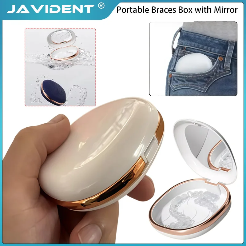 Braces Case Dental Retainer Box Case Aligner Mouth Guard Container For Teeth Travel False