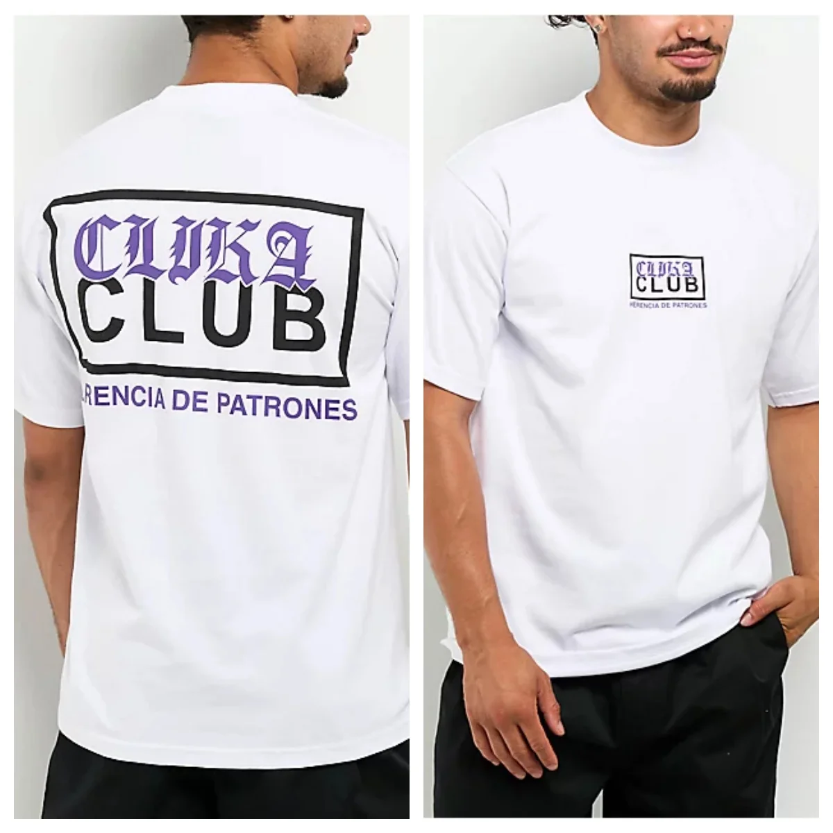 Schwarzes Pro Club T-Shirt aus 100 % Baumwolle, Grafik-T-Shirt für Herren und Damen, Sommer-Streetwear-Top – Detail 3