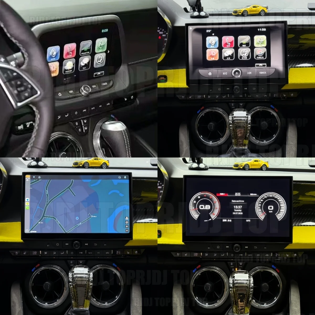 For Chevrolet Camaro 2016-2025 Car Radio Android Auto Carplay 11.6