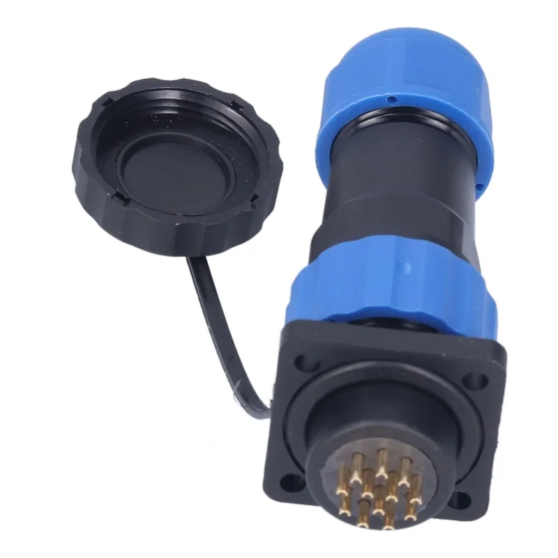 Waterproof Power Connector Square Aviation Plug Socket Welding Industrial Adapter 250V 5A SP20
