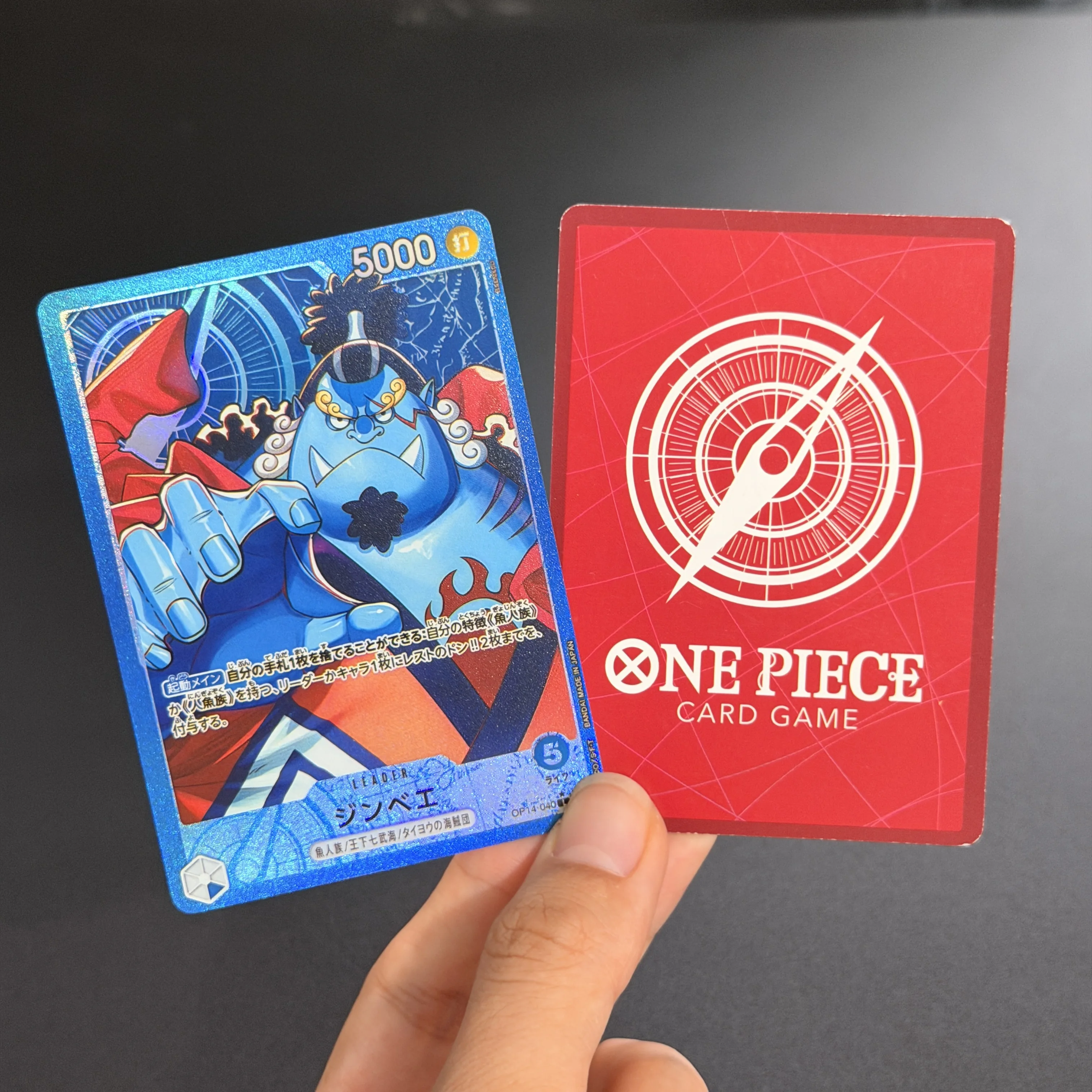 Diy One Piece Japanese Card Trafalgar Law Crocodile Boa Hancock OP14 Leader Alternate Art Azure Sea's Seven Collection Game Card view 5