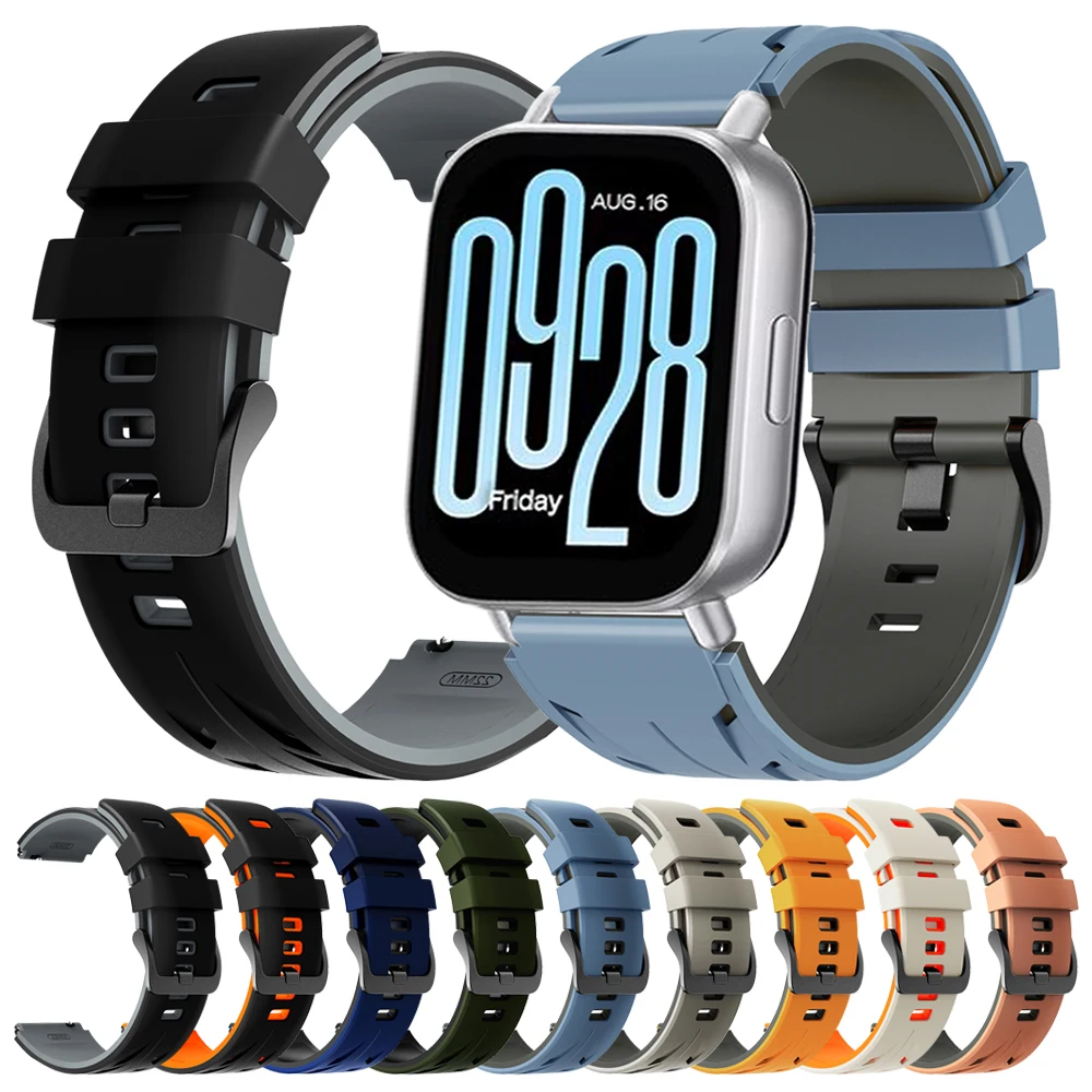 22mm Silikon-Armband für Redmi Watch 5 Active Sport-Armband für REDMI Watch 5 Lite Ersatz-Smartwatch-Bänder Correa