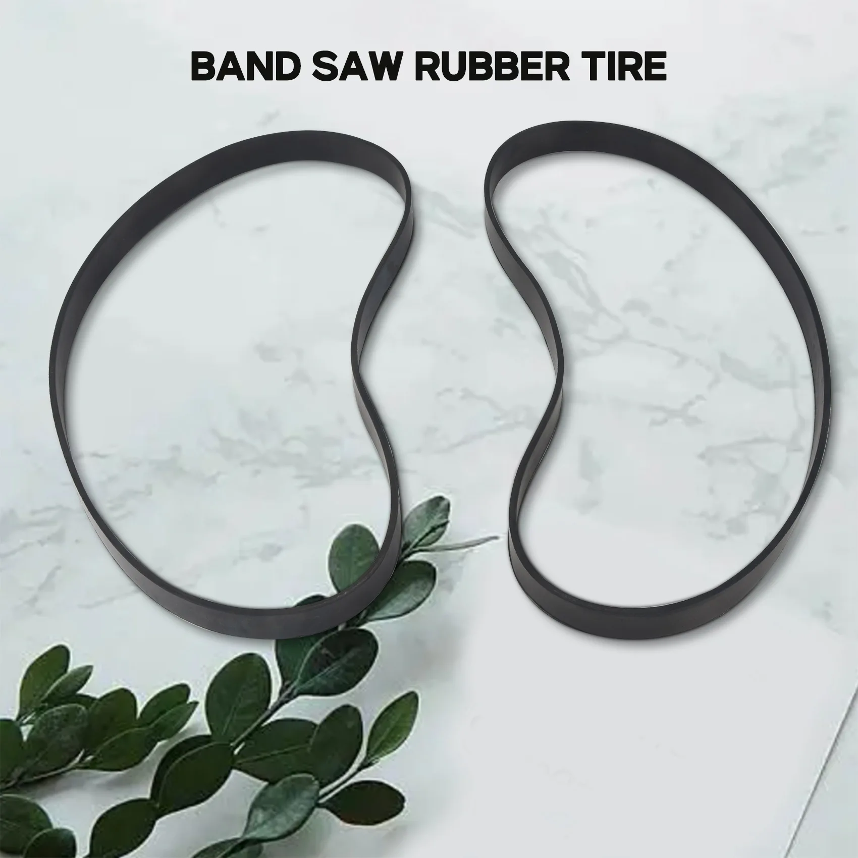 

ABUF-2 Pieces Band Saw Rubber Tire Band Woodworking Spare Parts For Band Saw Scroll Wheel