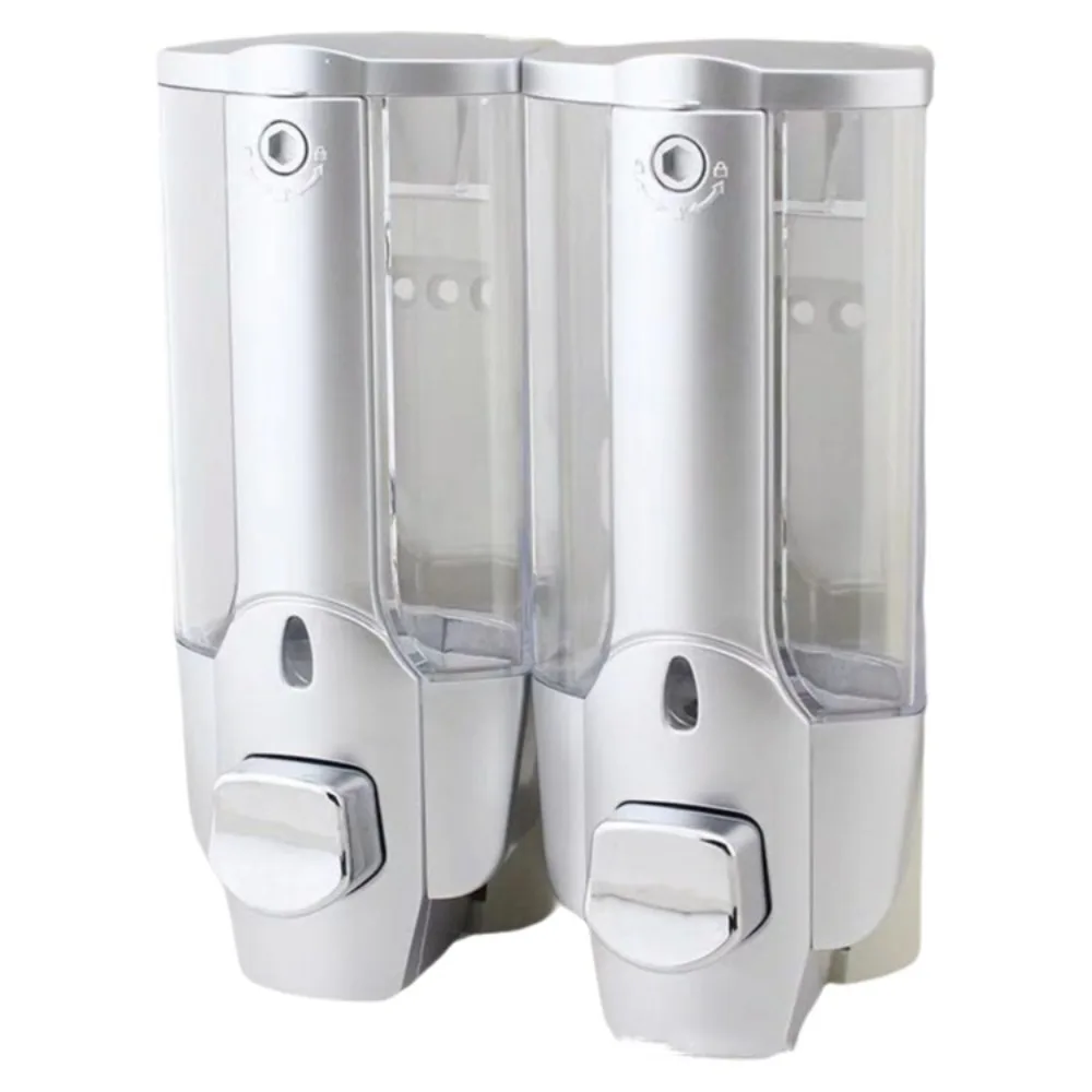 

ABS Wall-mounted Liquid Dispenser Manual Operation 640ml Hand Sanitizer Dispenser Touchless Large Capacity Soap Dispenser