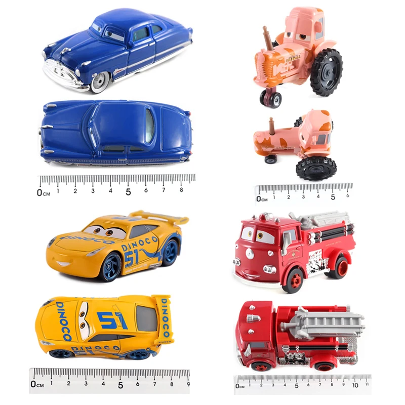 Cars 3 Pixar Cars Spielzeugauto Lightning McQueen Serie 1:55 Druckgussmodell Basisausführungen und plattierte Version Kinder-Legierungsspielzeugauto – Detail 16