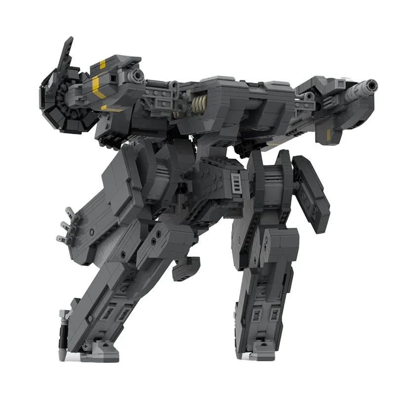 MOC Mech Metal Geared Solid Rexs Robots modelo conjunto Kits de bloques de construcción juego figuras de acción montar ladrillos juguetes para niños regalo