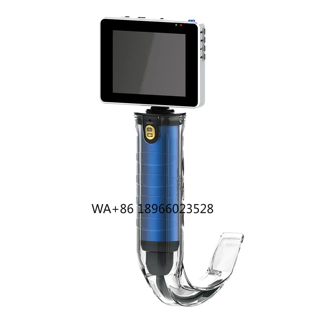 Portable HD Image Video Laryngoscope Kit with 3 blades New Design Pediatric and Adult