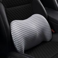 3D Waist Support - Ergonomic Memory Foam Cushion, Car Seat Lumbar Pad - Universal Fit for Most Vehicles