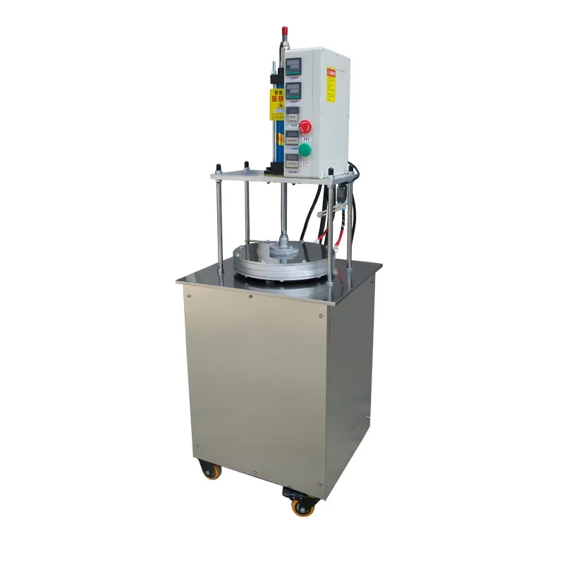 Fully automatic commercial roasted bun braised meat spring roll pancake machine, electric hydraulic desktop single cake machine
