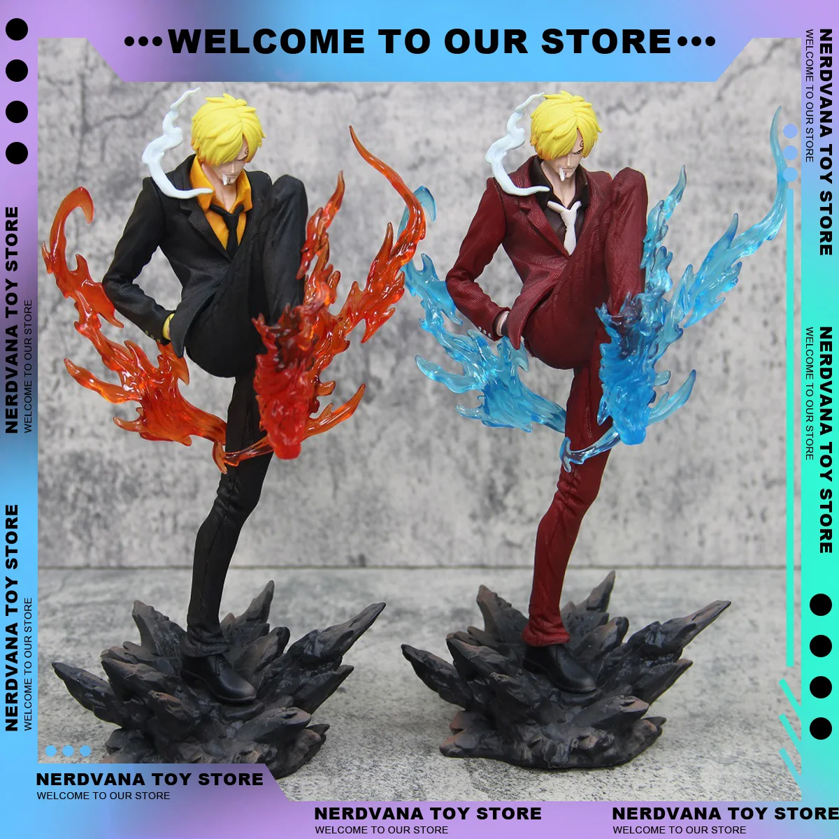 28cm One Piece Anime Figures Sanji Gk Figure Smoking Sanji Figurine Toy Collection Toy Birthday Gifts Sanji Anime Figure Statue