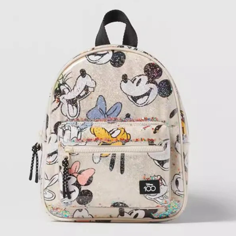 Disney cartoon Mickey Mouse New Kids Backpack Mini Schoolbag Girls and Boys Cute Shoulder Bag