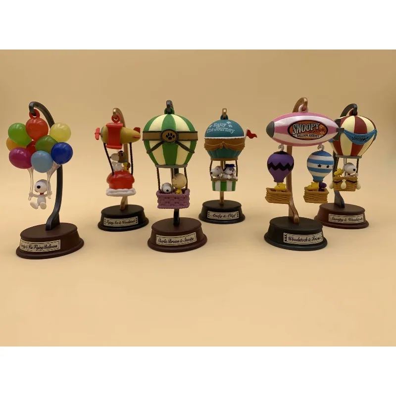 

Snoopy Cartoon Doll Charlie Anime Action Figure Car Desk Around the World Theme Decoration Model Children Christma Birthday Gift