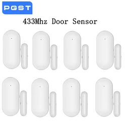 GauTone PB68R Window Door Sensor for 433MHz Home Security Alarm System Detect Door Open / Close
