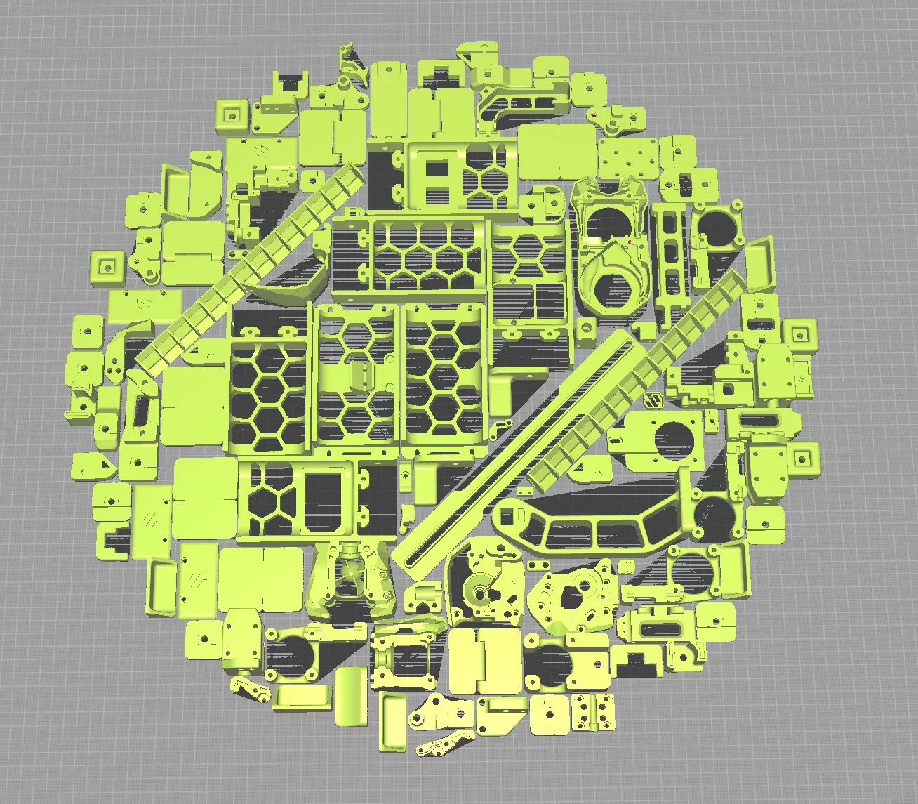 Turui Voron-switchwire 3d Printing Parts All Abs High Temperature Resistant Moving And Decorative Parts Stealthburner SW