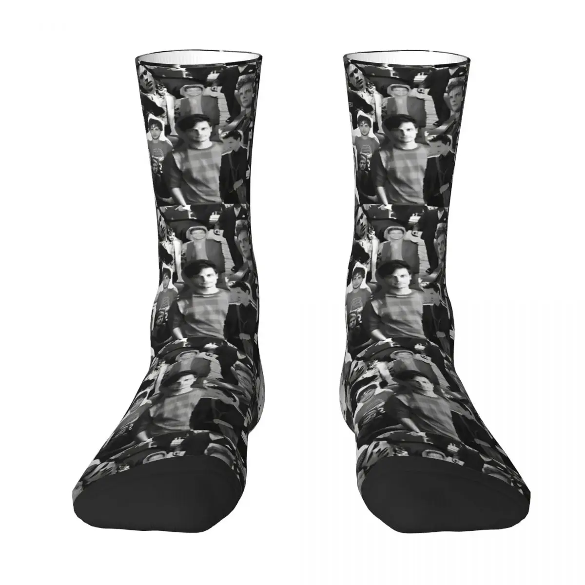 Couple Socks Spencer Reid From Criminal Minds Stockings Winter Funny Medium Soft Socks Design Running Sports Anti Sweat Socks