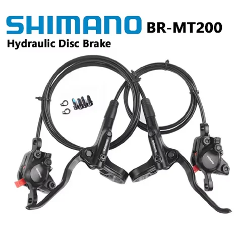 Гидравлические дисковые тормоза Shimano MT200 для горных велосипедов — изображение товара