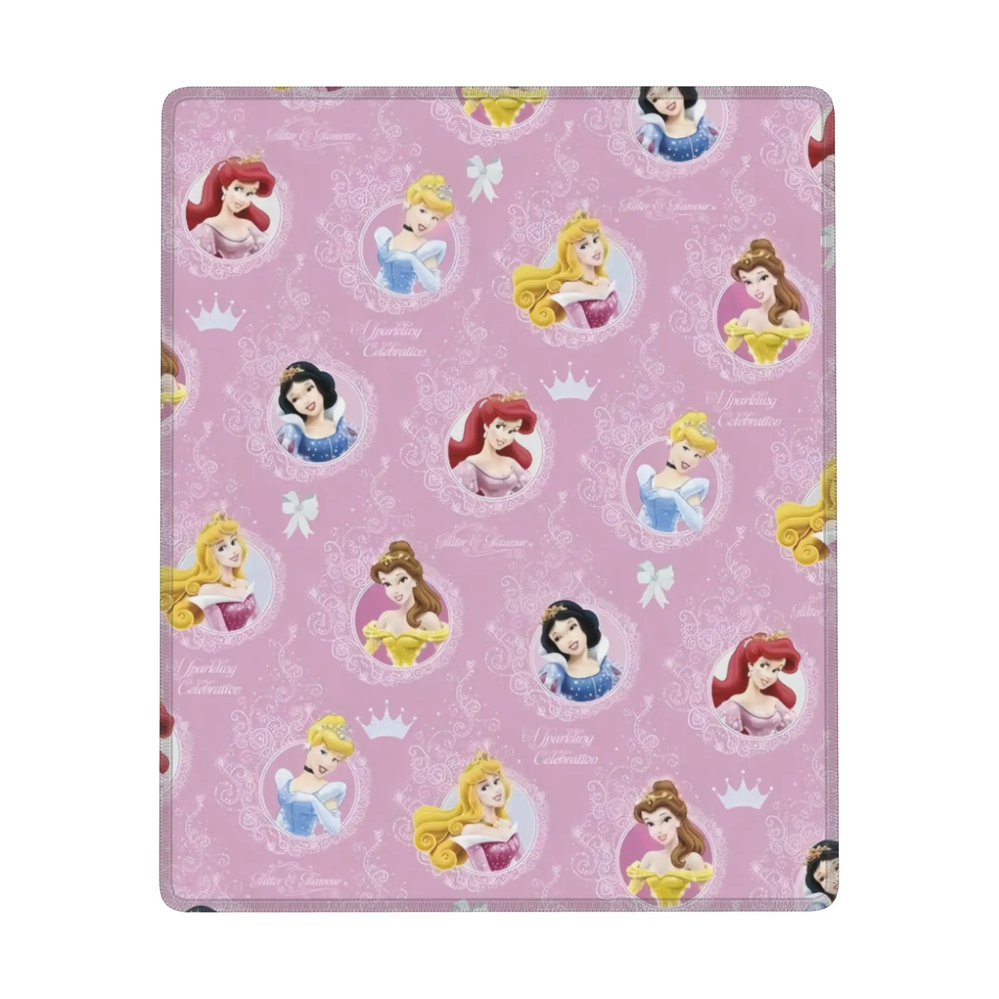 

Коврик для мыши Disney Princess 7x9 дюймов, офисный нескользящий компьютерный резиновый коврик для мыши, настольный коврик для ПК, ноутбука, рабочего стола