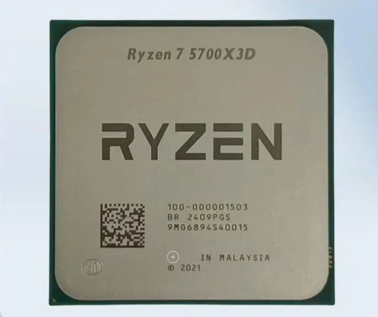 

Processor R7 5700X3D Cpu Socket Brand New With 8 Cores and 16 Threads Suitable for Accelerating Price including tax