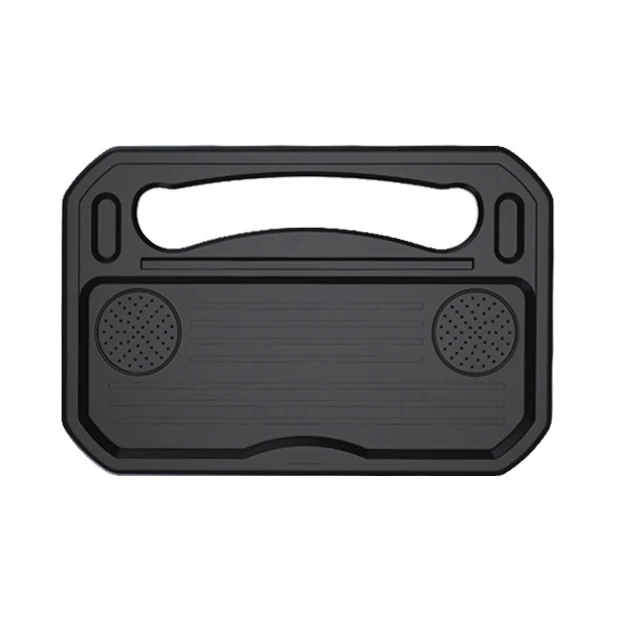 Universal Car Organizer Tray Interior Kit with Steering Wheel Table for Laptop Food Travel Compatible Multiple Cars
