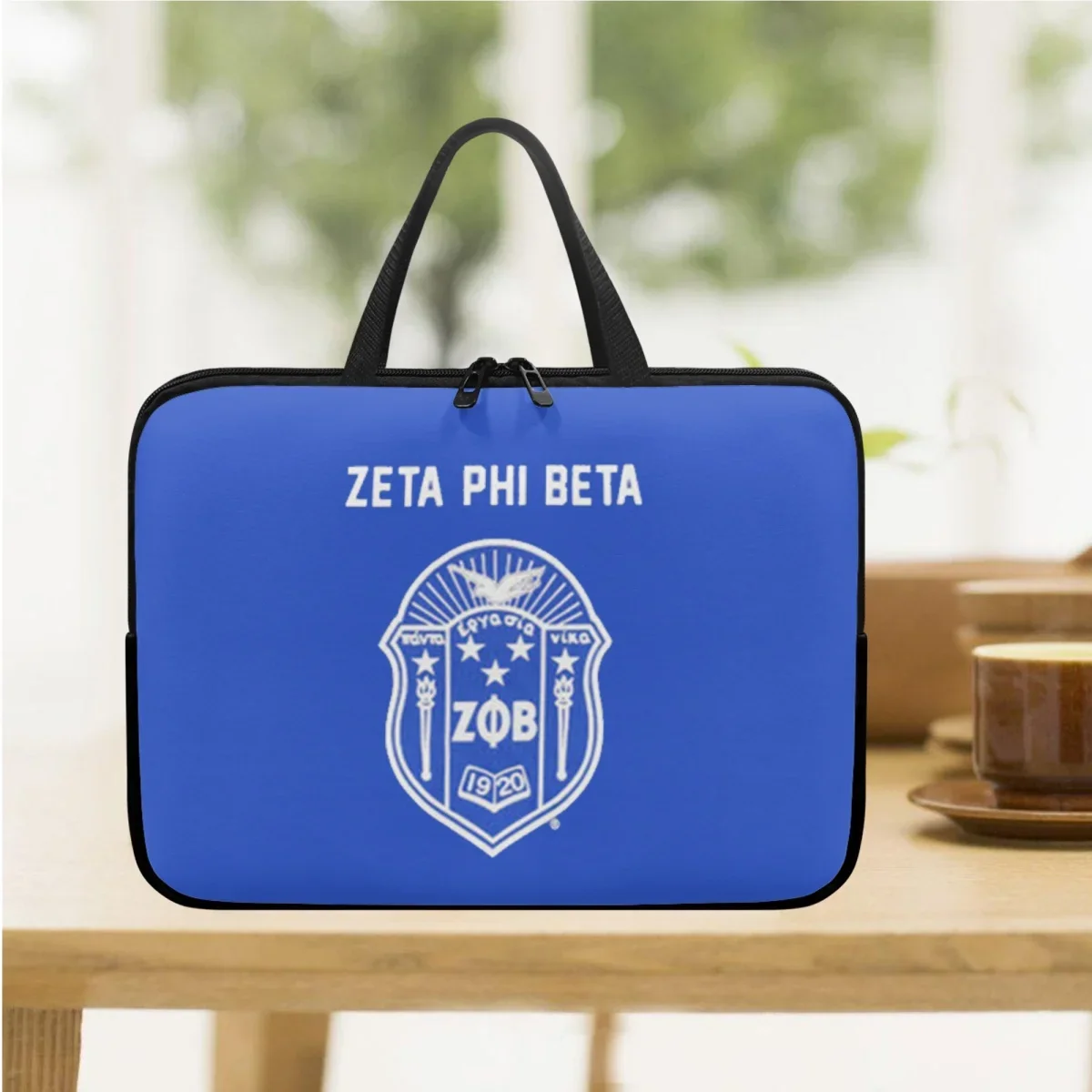 Zeta Phi Beta Sorority Print Sac pour ordinateur portable léger avec poignée, étui pour ordinateur portable pour adultes, accessoires informatiques, sacs à main, mode, 2023