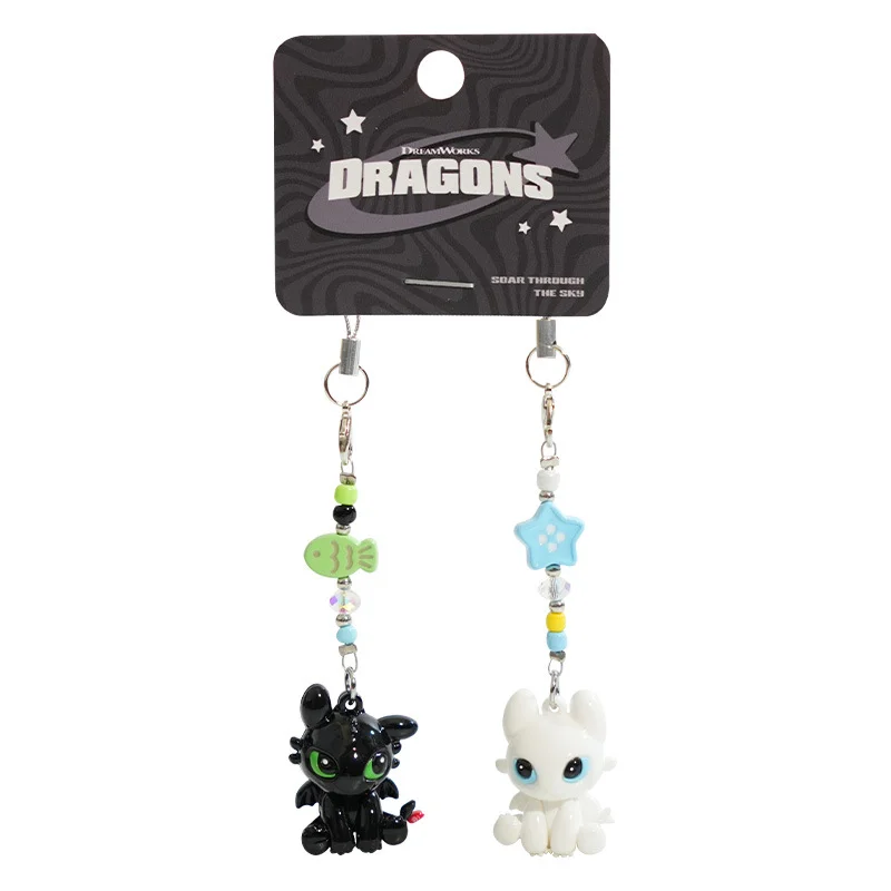 Authentieke Sleutelhanger met de Draakverzwarmer, de Vliegende Tandloze Jongen, Nieuwe Tas-hanger, Kleine Accessoires, Autosleutelhanger, Decoratief Cadeau