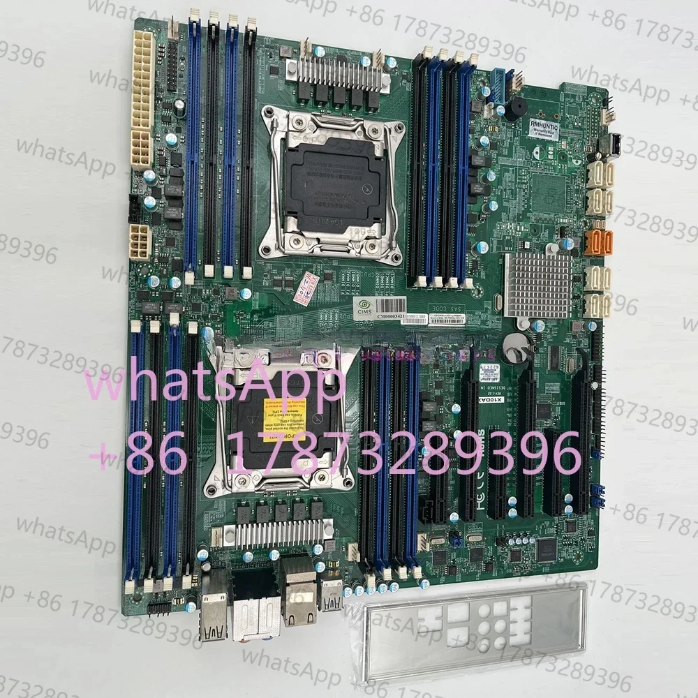 

For Supermicro Dual-Way Workstation Motherboard 10XSATA 3 LGA 2011 C612 E-ATX DDR4-2400MHz X10DAX