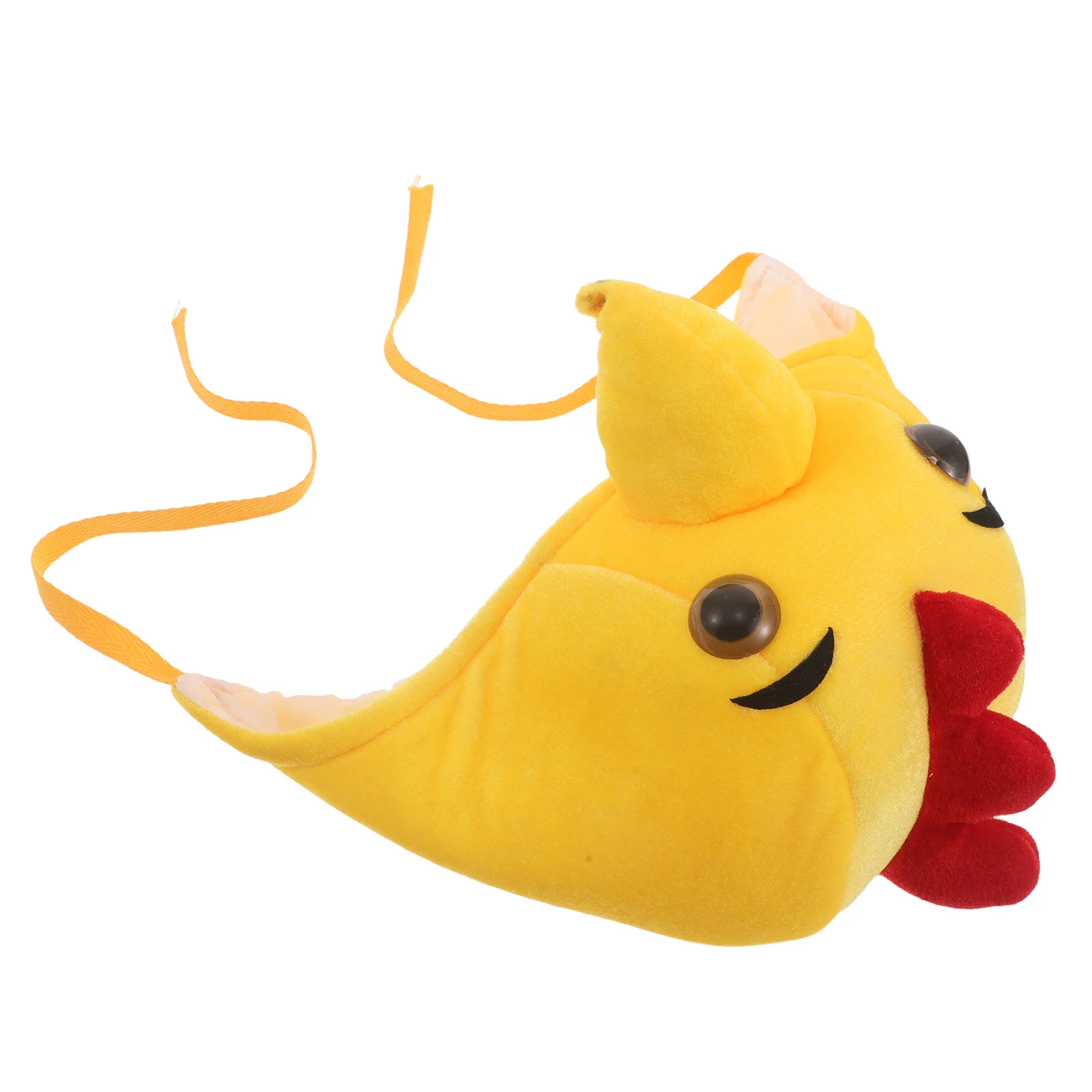 Yellow Chick Headband Funny Animal Hat for Christmas Party Carnival Role Girls Boys Soft Novelty Party Favor Cosplay